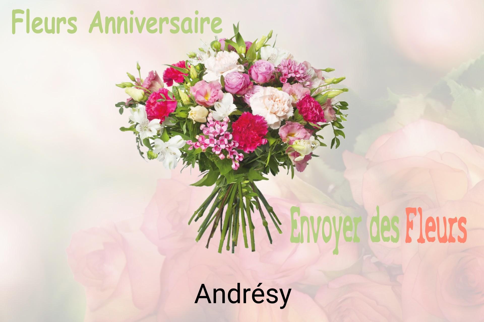 Bouquet de fleurs d’anniversaire livré à Andrésy